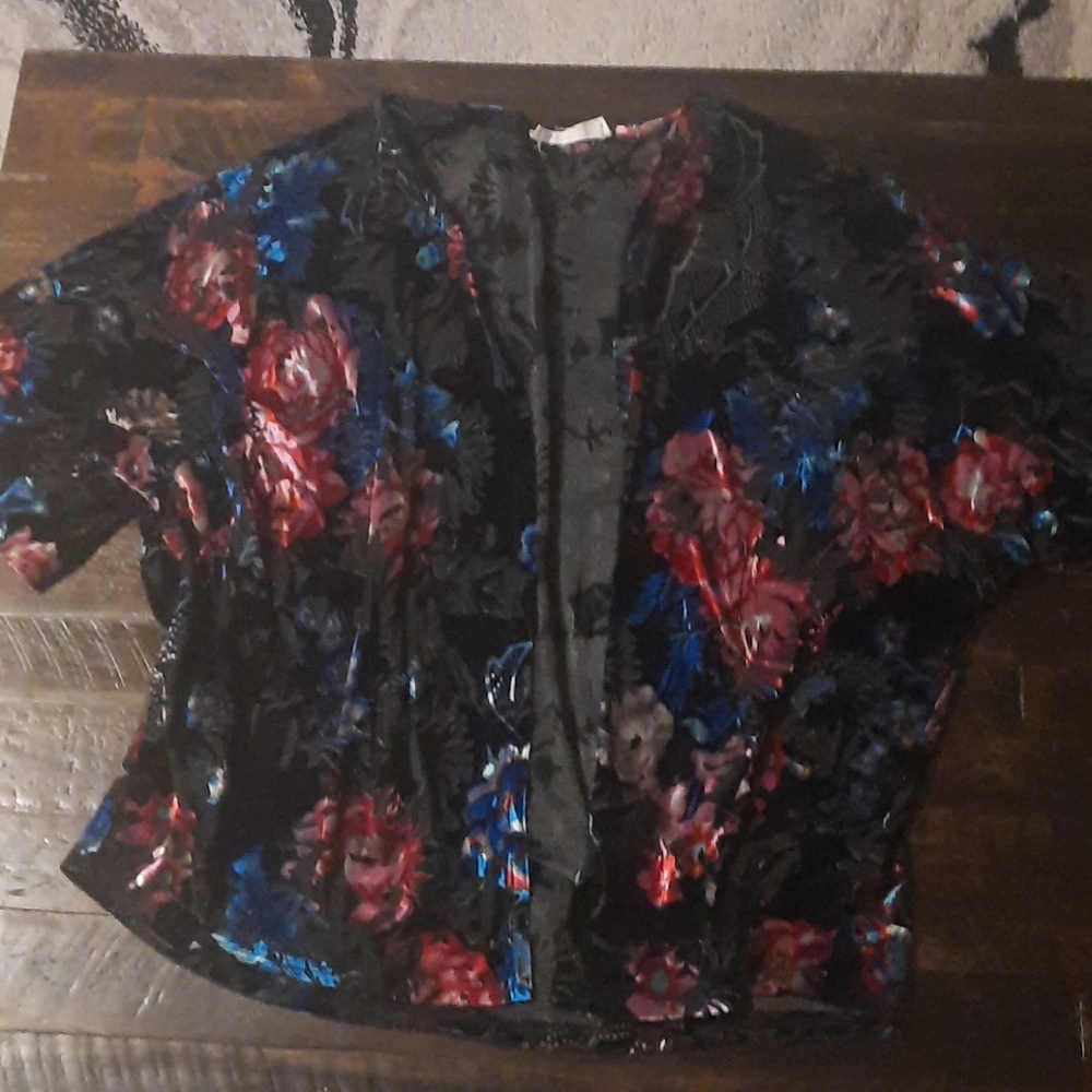 Velvet cardigan